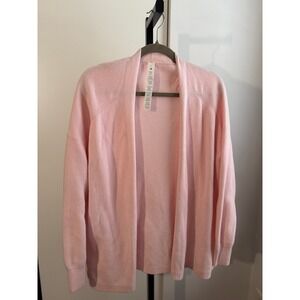 Lululemon Side Slit Sweater Wrap / Size 6 / Strawberry Milkshake